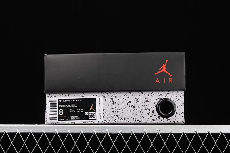 All Categories Air Jordan Jordan Series Basketball Shoes Air Jordan 4 Pure Air Jordan 4 Tattoo "What The" AJ4 Joe 4 Yuanyang White Cement Basketball Shoes CI1184-146